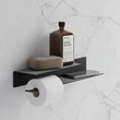 Toilettenpapierhalter BernoL schwarz, links