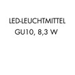 LEDLeuchtmittel GU10, 8,3 W
