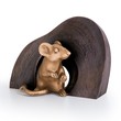 Skulptur Maus, sitzend