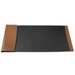 Schreibtischunterlage braun/schwarz aus Leder