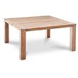 Teakholz-Tisch Moretti quadrat. Tisch H 75 x T 160 cm