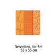 Servietten, 4er-Set,55 x 55 cm Tischgarnitur Graminée