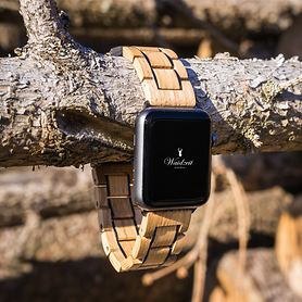 Holz-Armband Waidzeit fr Apple-Watch