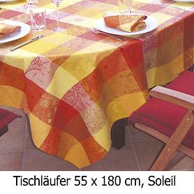 Tischlufer Mille Couleurs, 2er-Set, Soleil, 55 x 180 cm