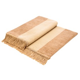 Schondecke Cover Cotton S&P, beige/camel, 100x200cm