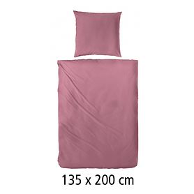 Satin-Bettwsche Luxury rosenholz 135x200cm