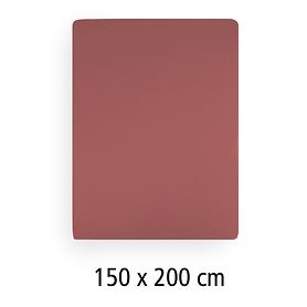 Spannbettlaken Lavara rosenholz 150x200cm