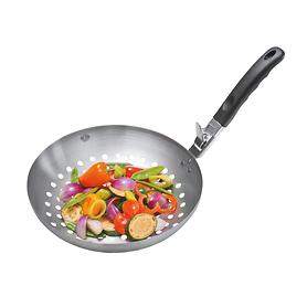 Gemüse-Wok BBQ mit abnembarem Griff