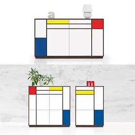 Kommode Mondrian