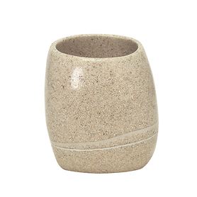 Zahnputzbecher Stones sandbeige