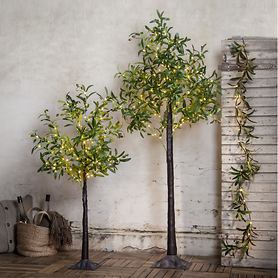 Kunst-Olivenbaum mit LEDs