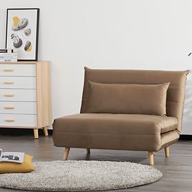 Schlaf-Sessel Spike beige Liegeflche 105x190 cm