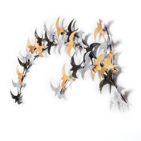 Wandskultpur Birds 137x62cm,