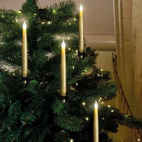 LED-Weihnachtsbaumkerzen Calla, 10er Set