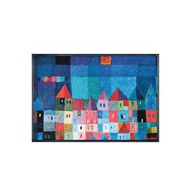 Fußmatte 'Colourful Houses' 50 x 75 cm