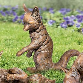 Skulptur Fuchs, sitzend