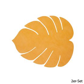 Platz-Set Leaf 2er-Set curry