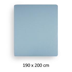 Spannbettlaken Lavara blue sky, 190 x 200 cm