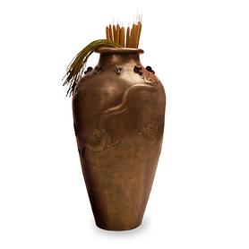 Vase 'Ming Dragon' (H 98 cm, Ø 53 cm)
