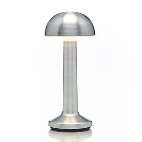 LED-Akku-Tischlampe 'Moments Bowl' silber