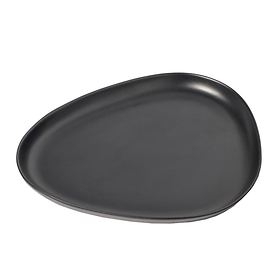 Servier-Platte Curve schwarz 35 x 30 cm
