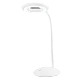 LED-Tischlampe mit Lupe weiß