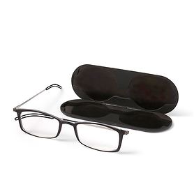 Fertiglesebrille Thin Optics schwarz +2,5