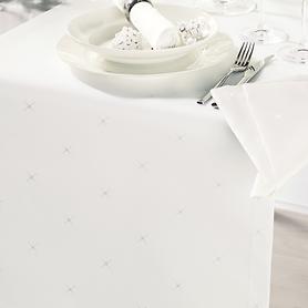 Tischdecke Sternenhimmel, cremeweiß 130 x 170 cm