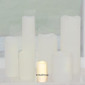 LED-Kerze  H 14 x D 7,5 cm inkl. Fernbedienung