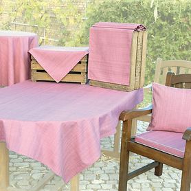 Tischwäschen-Serie Outdoor, rosa-meliert