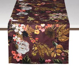 Tischläufer 'Odette' burgund 50 x 150 cm