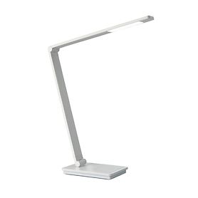 LED-Schreibtischlampe Uli mit Ladefunktion weiß
