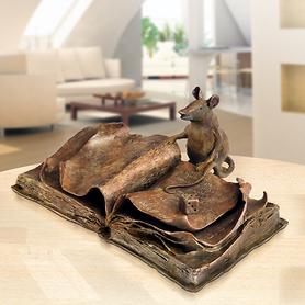 Skulptur Le Rat bibliotéque