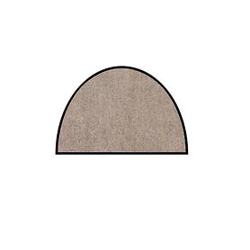 Fumatte halbrund, sand, 50x75 cm