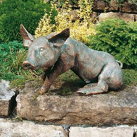 Skulptur Schwein von Kurt Tassotti