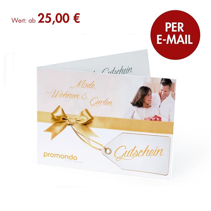 Geschenkgutschein zum Ausdrucken ab 25 bis 250 Euro (Versand per E-Mail)
