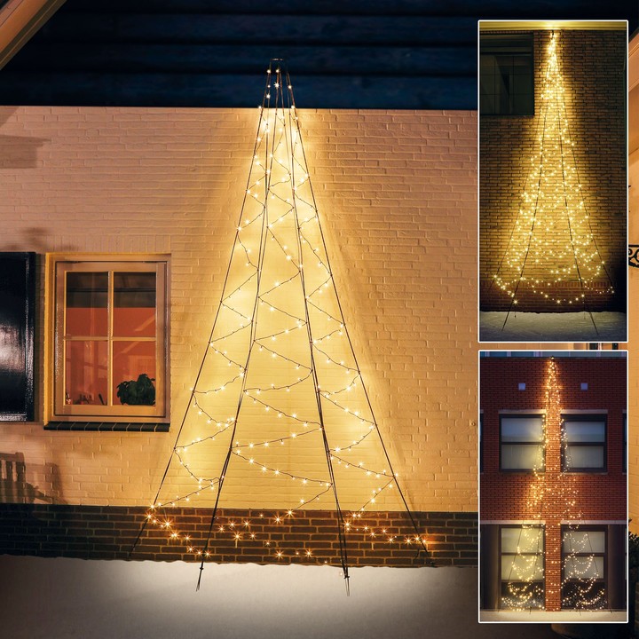 LED-Wand-Weihnachtsbäume