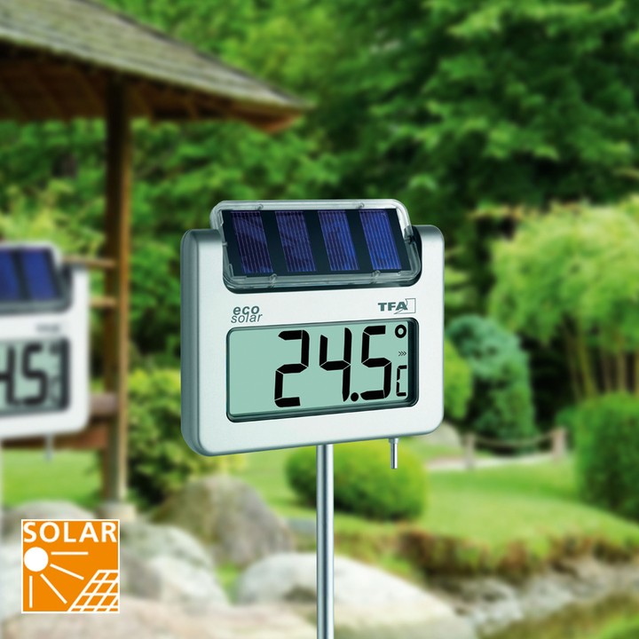 Solar-Garten-Thermometer Avenue