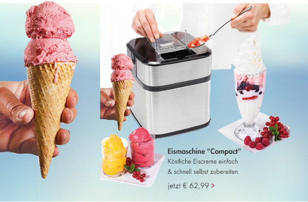 Eismaschine Compact jetzt 62,00 Euro